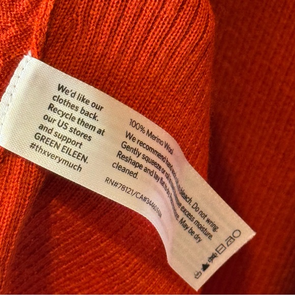 Eileen Fisher Merino Wool Open Cardigan XL - Picture 9 of 9